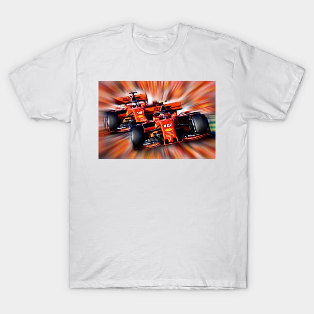 Forza Ferrari ! T-Shirt by DeVerviers